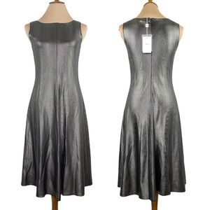 Armani Collezioni NWT metallic snake print dress